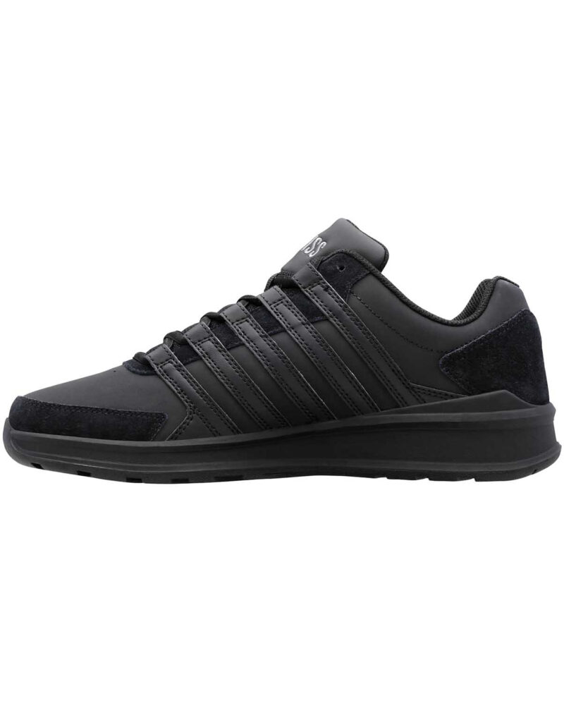 K-Swiss  Ανδρικά  δερμάτινα Sneakers σε μαύρο χρώμα - Image 2