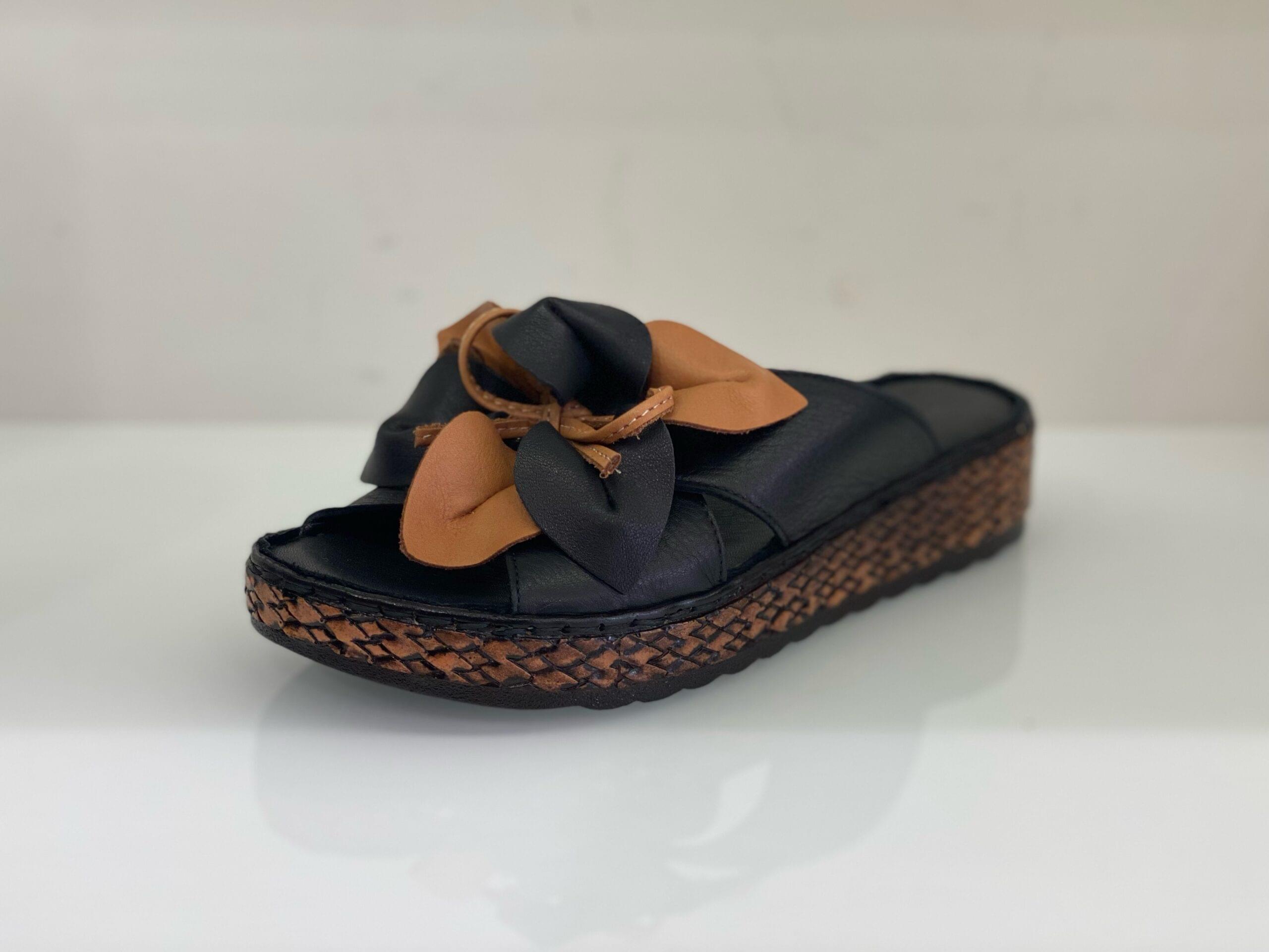 Verosoft Mules Δερμάτινα ανατομικά γυναικεία  πέδιλα - Image 2
