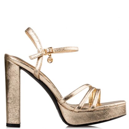Envie PLATFORM HEEL Γυναικείο πέδιλο σε χρυσό χρώμα