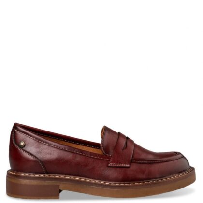 Envie MOCCASINS γυναικεία μοκασίνια σε μπορντώ χρώμα