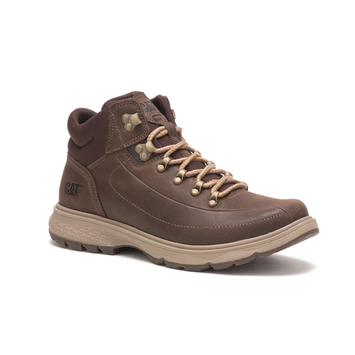 Caterpillar forerunner boot ανδρικό δερμάτινο μποτάκι σε καφέ χρώμα - Image 2