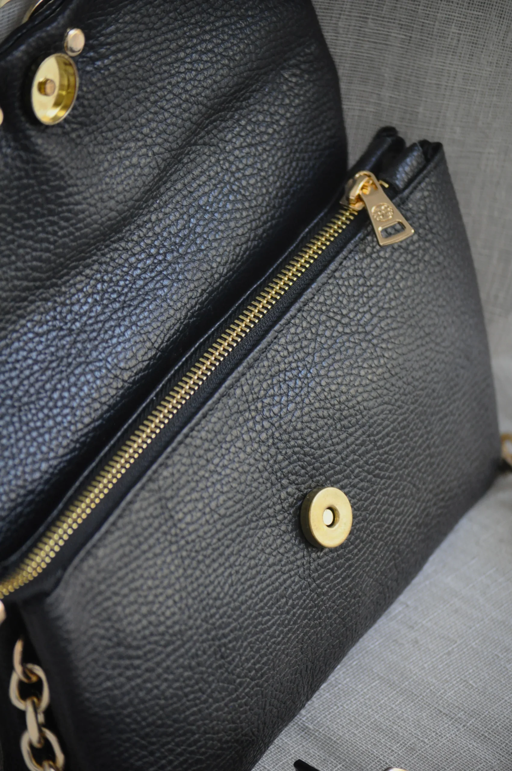 Bonendis Clelia Mini Leather Shoulder Bag γυναικεία δερμάτινη τσάντα σε μαύρο χρώμα - Image 4