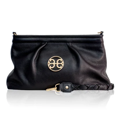 Bonendis Kiss Large γυναικείο Δερμάτινο Pouch - Black