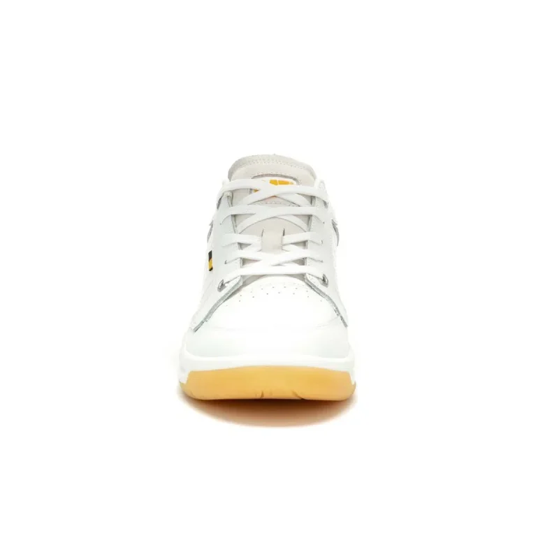 Caterpillar Apa cush αντρικά δερμάτινα sneakers σε λευκό χρώμα - Image 2