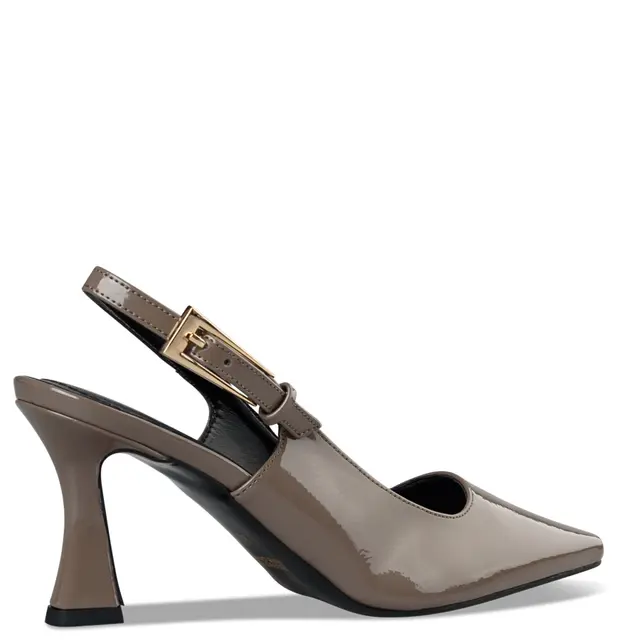 Envie slingback γυναικεία γόβα σε taupe χρώμα - Image 3