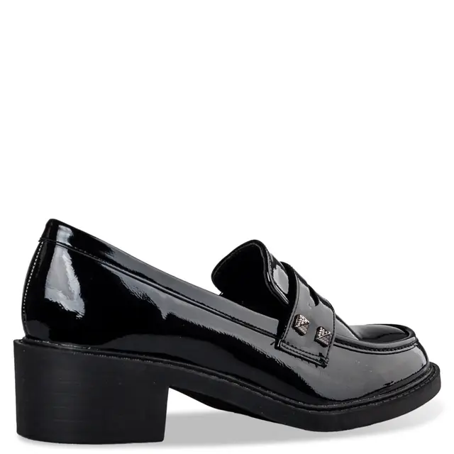 Envie Loafer γυναικεία μοκασίνια σε μαύρο χρώμα - Image 3