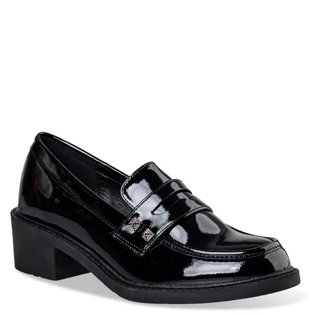 Envie Loafer γυναικεία μοκασίνια σε μαύρο χρώμα - Image 4