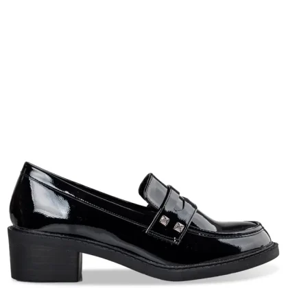 Envie Loafer γυναικεία μοκασίνια σε μαύρο χρώμα