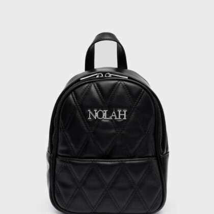 Nolah Lori Black Silver γυναικεία τσάντα πλάτης σε μαύρο χρώμα