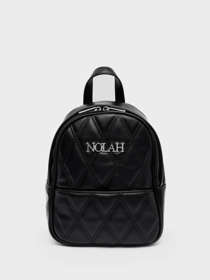 Nolah Lori Black Silver γυναικεία τσάντα πλάτης σε μαύρο χρώμα