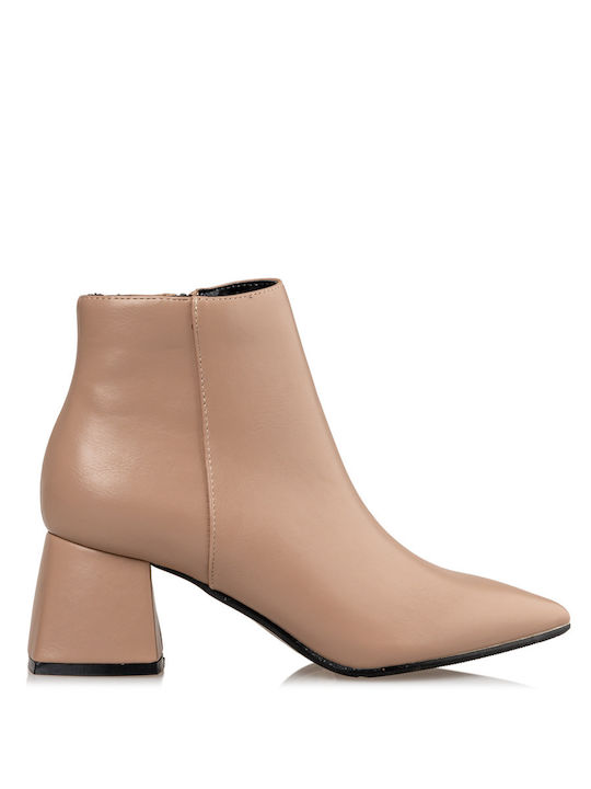 Envie Shoes Γυναικεία Μποτάκια Αστραγάλου σε Μπεζ