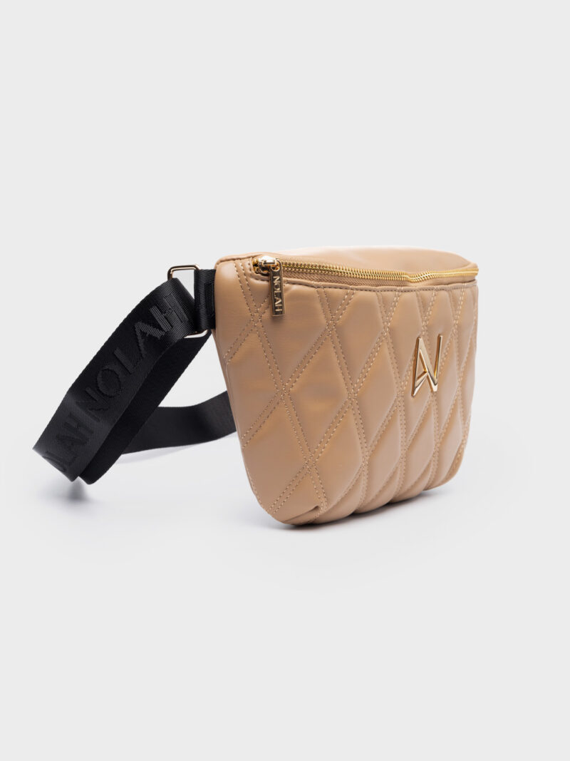 Nolah Dysen Beige Beltbag & χιαστί γυναικείο τσαντάκι σε μπεζ χρώμα - Image 4