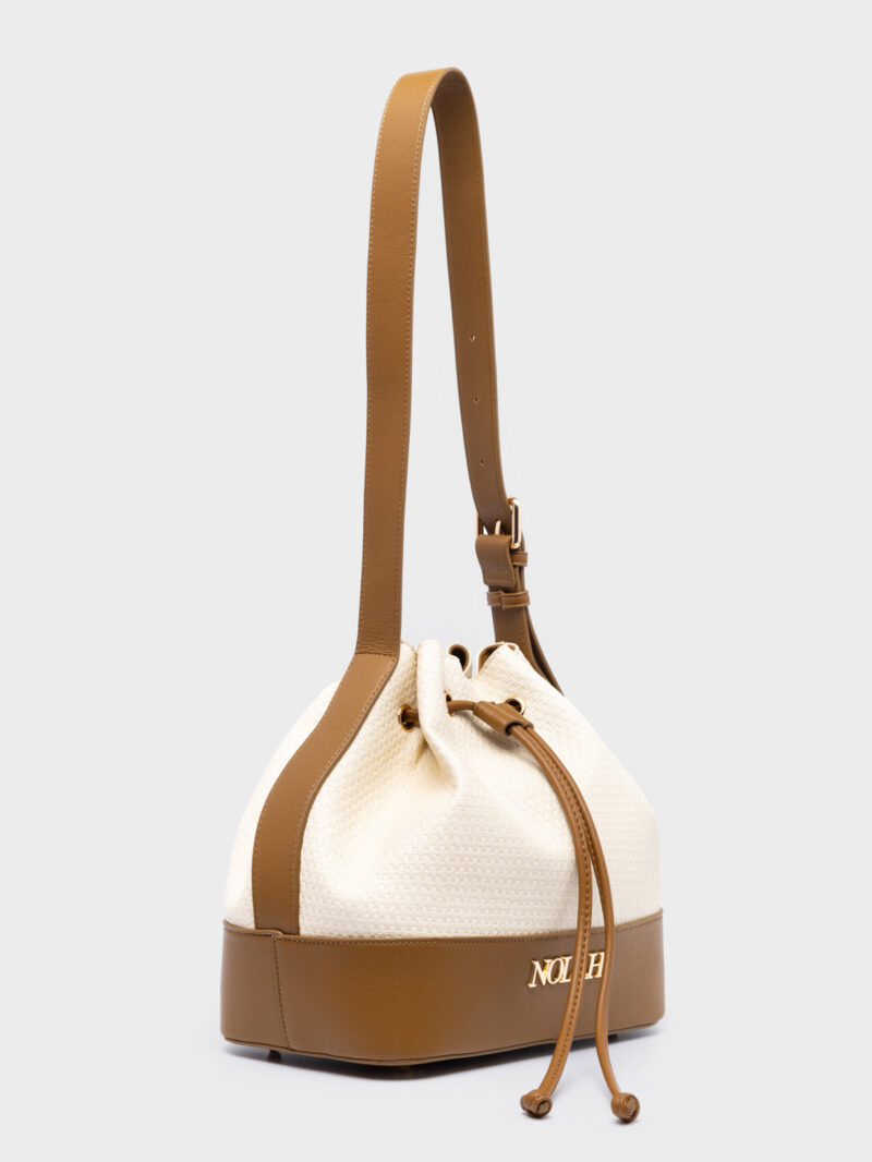 Nolah Felicity Cream Brown γυναικεία τσάντα ώμου - Image 3