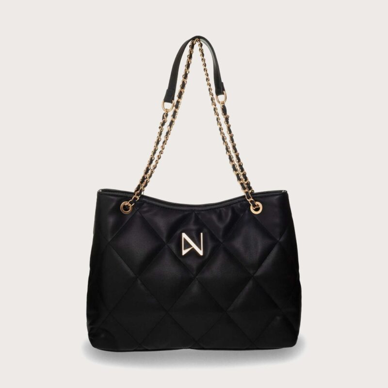 Nolah Gwen Black γυναικεία τσάντα ώμου σε μαύρο χρώμα