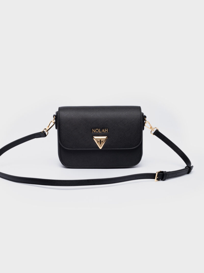 Nolah Fiona Black Light Gold γυναικείο τσαντάκι ώμου & χιαστί