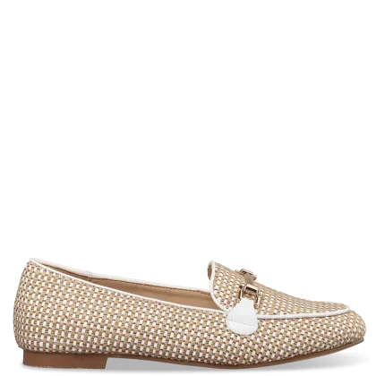 Envie Raffia effect loafers γυναικείο μοκασίνι