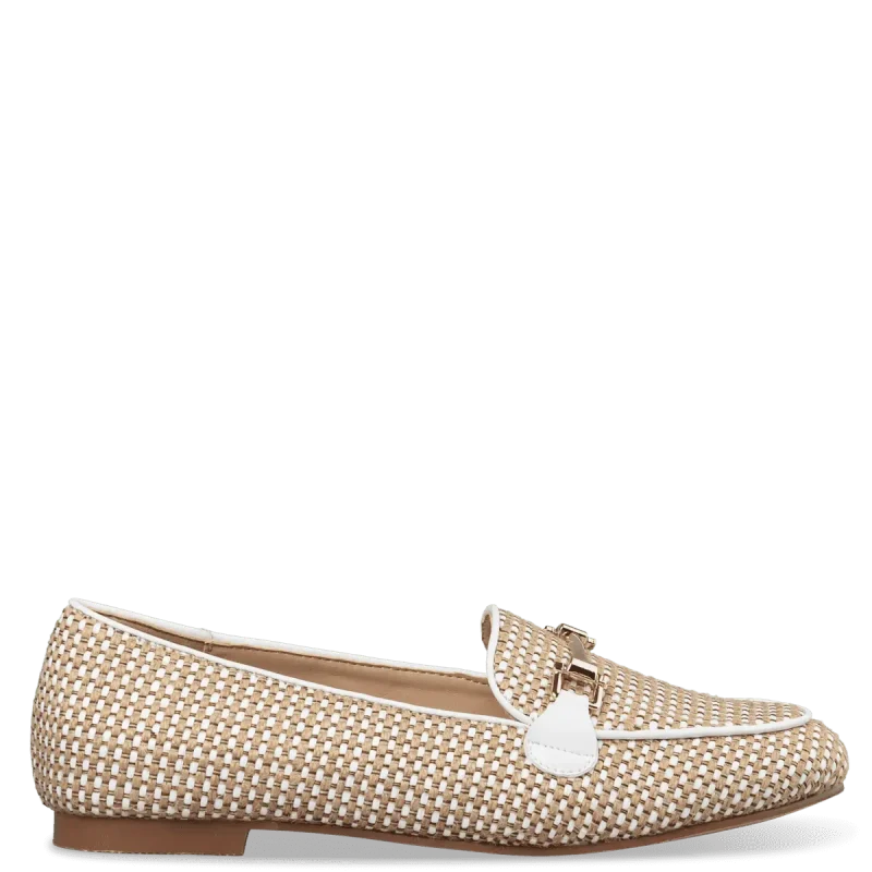 Envie Raffia effect loafers γυναικείο μοκασίνι
