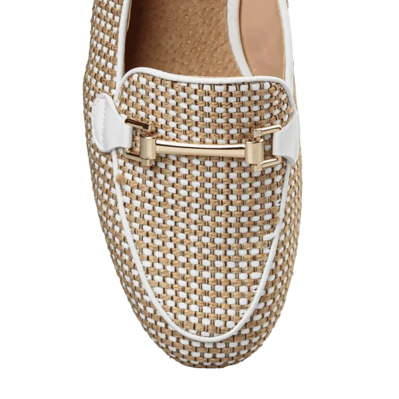 Envie Raffia effect loafers γυναικείο μοκασίνι - Image 2