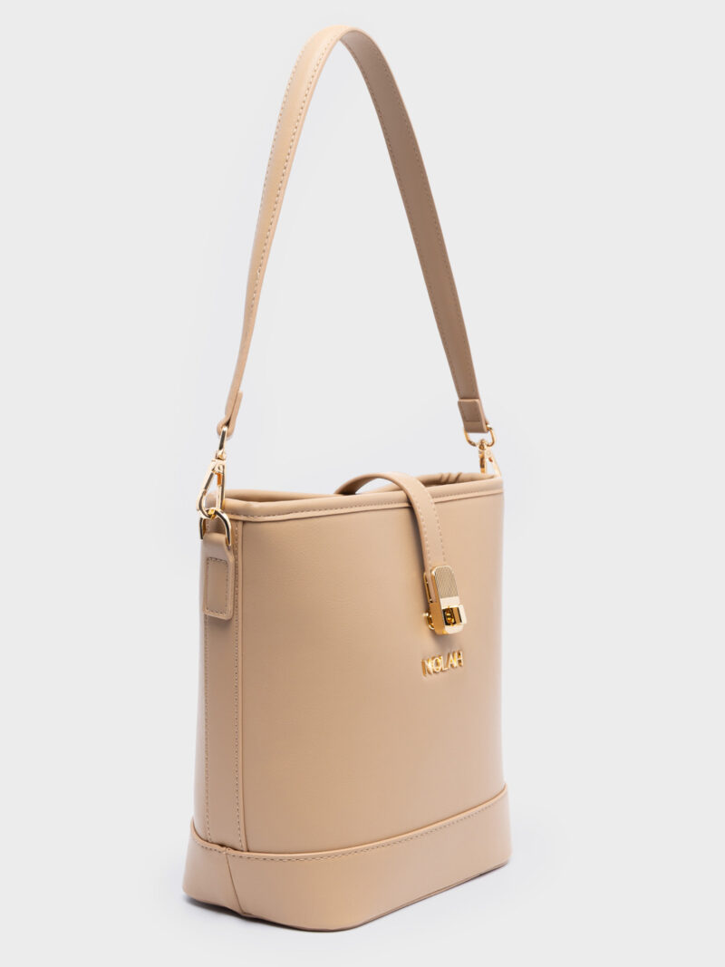 Nolah Evelina Beige Light Gold γυναικεία τσάντα - Image 4