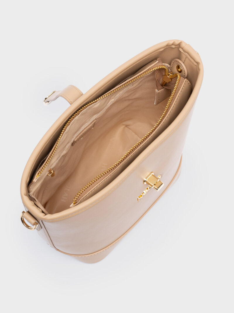 Nolah Evelina Beige Light Gold γυναικεία τσάντα - Image 2