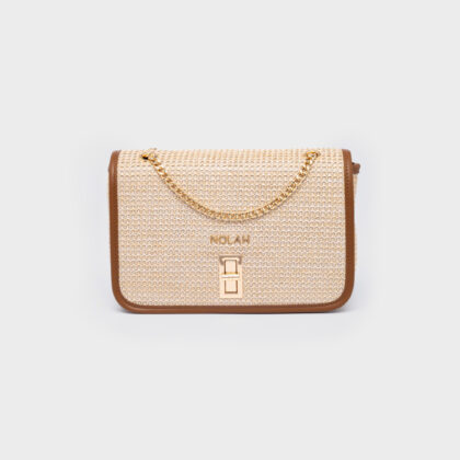 Nolah Lille Beige Brown γυναικεία τσάντα ώμου & χιαστί