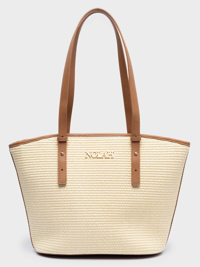 Nolah Montpellier Natural-Brown γυναικεία τσάντα ώμου