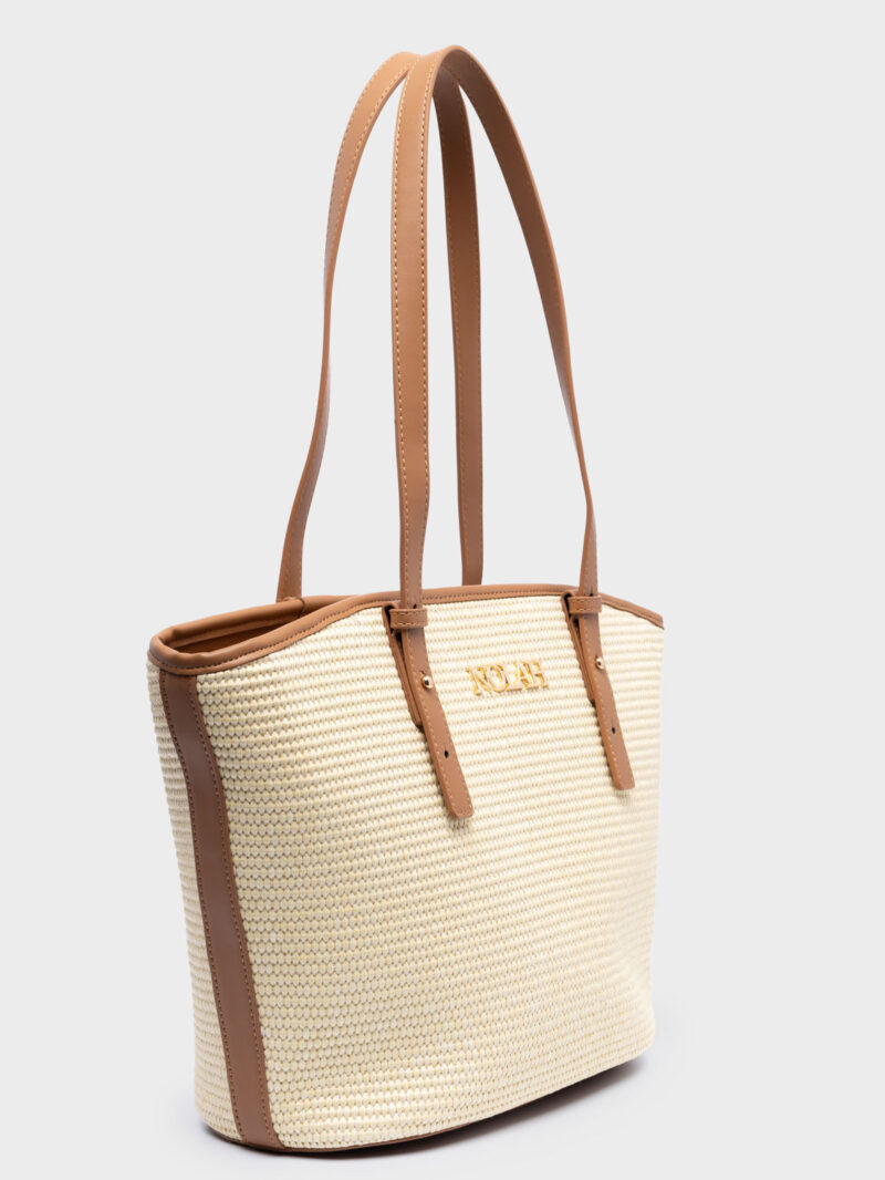Nolah Montpellier Natural-Brown γυναικεία τσάντα ώμου - Image 3