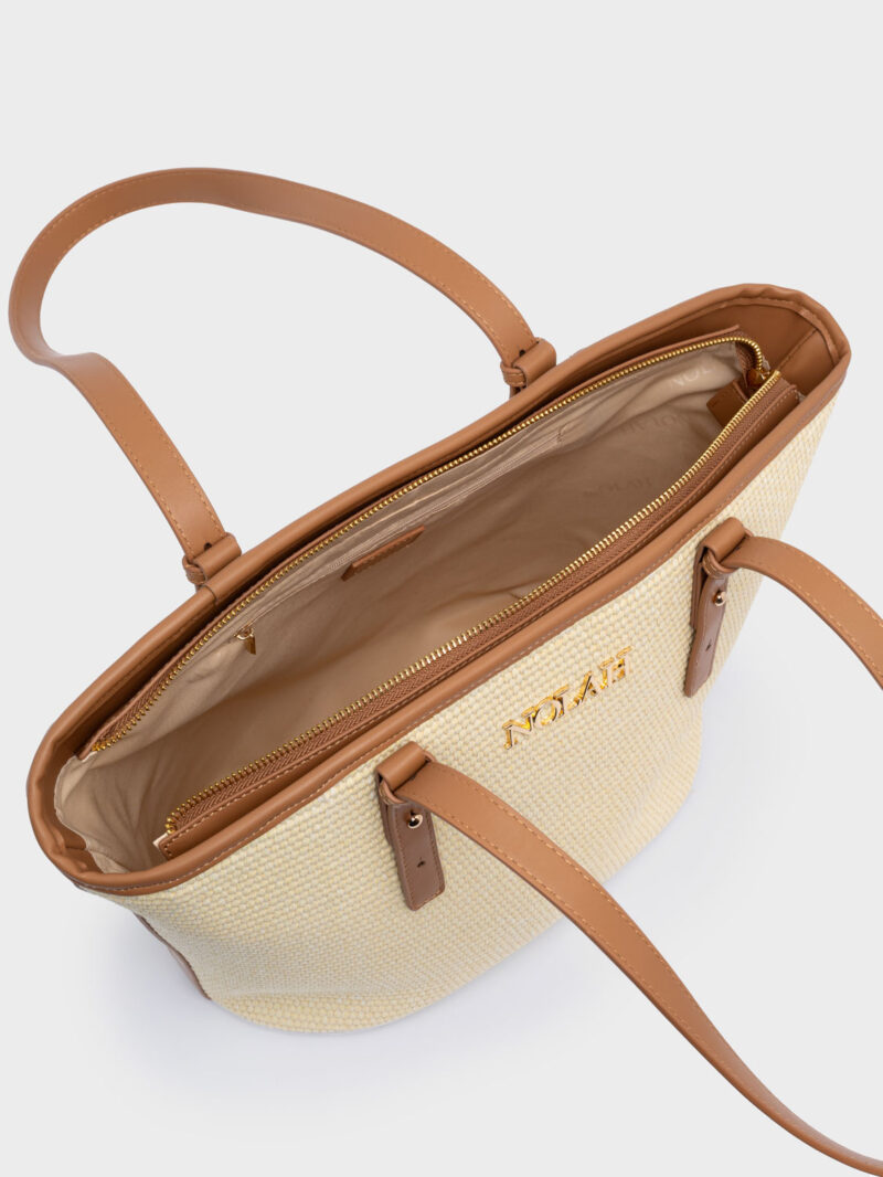 Nolah Montpellier Natural-Brown γυναικεία τσάντα ώμου - Image 2