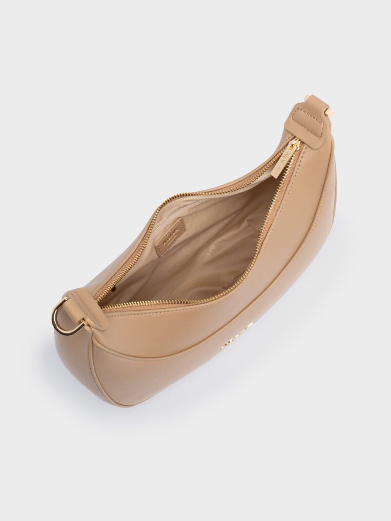 Nolah Fabela Beige Light Gold γυναικεία τσάντα ώμου & χιαστί σε μπεζ χρώμα - Image 2