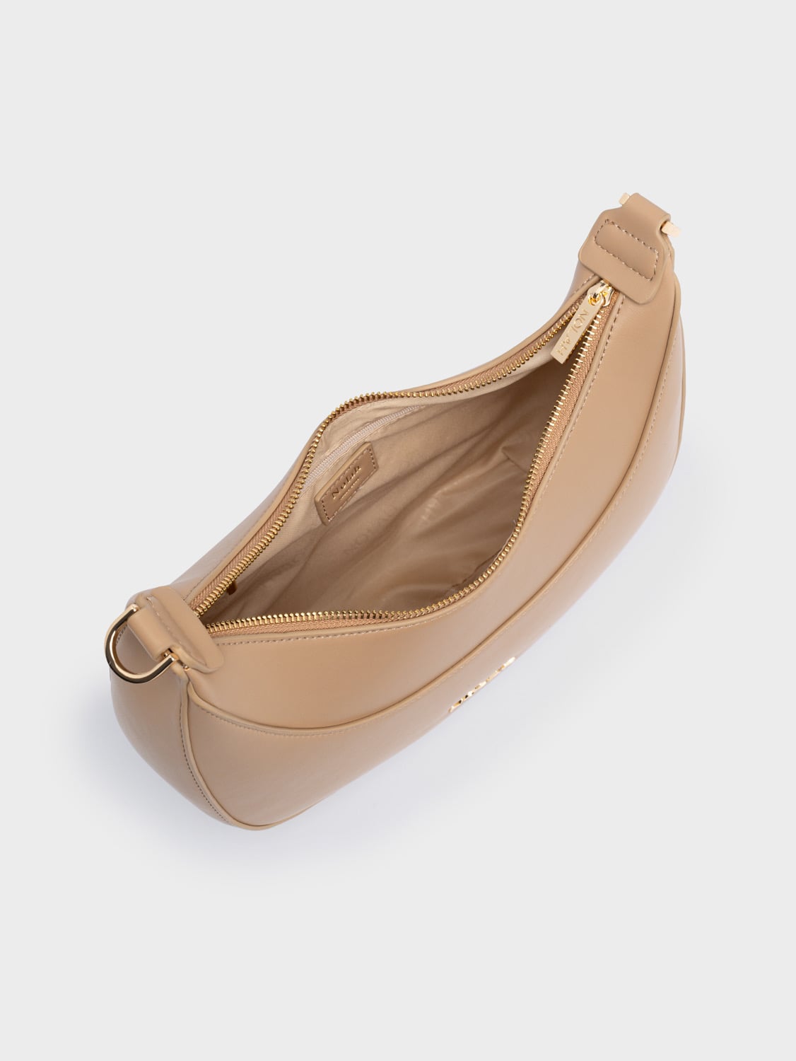 Nolah Fabela Beige Light Gold γυναικεία τσάντα ώμου & χιαστί σε μπεζ χρώμα - Image 2