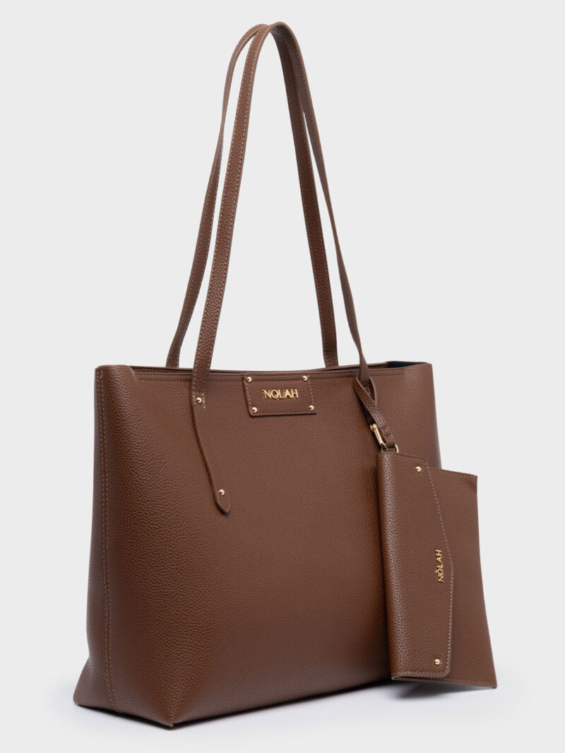Nolah Serenity Chocolate Brown γυναικεία τσάντα ώμου σε σοκολατί χρώμα - Image 7