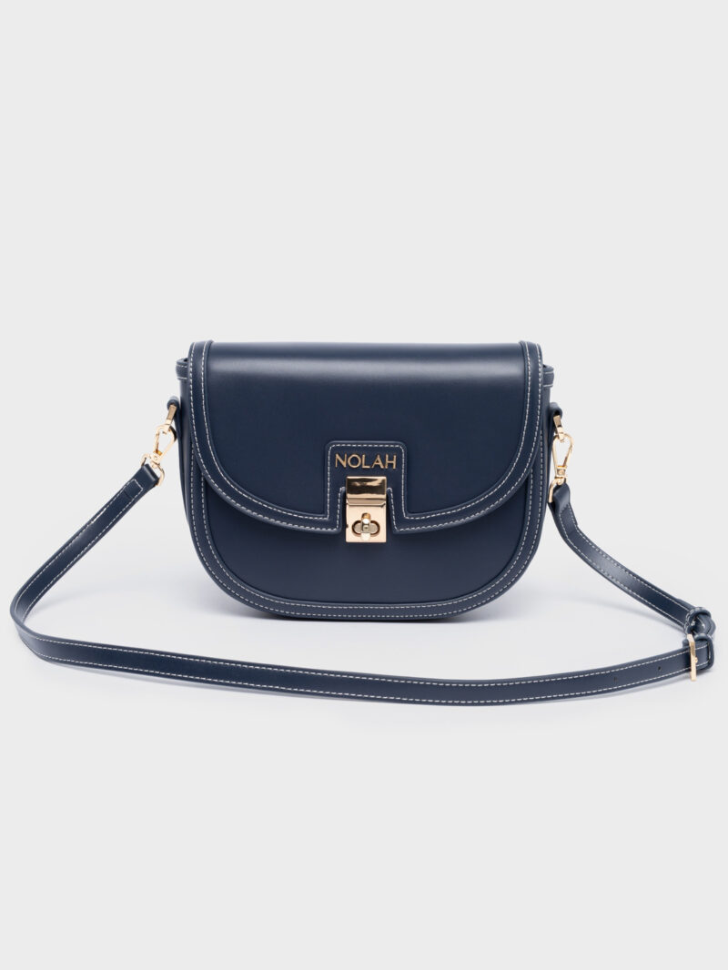Nolah Madrid Blue Light Gold γυναικεία τσάντα ώμου & χιαστί σε μπλε χρώμα