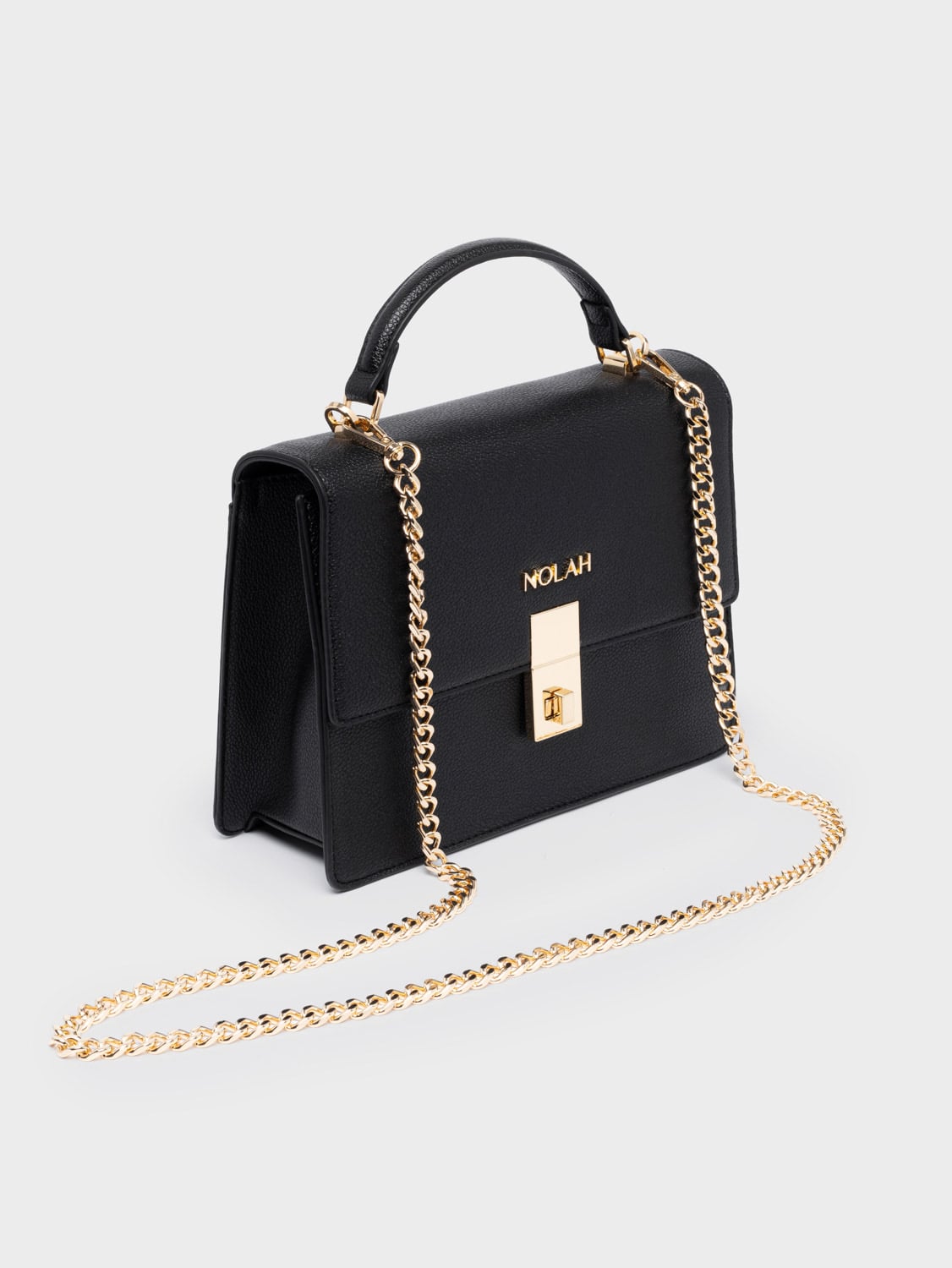 Nolah Sevile Black Light Gold γυναικεία τσάντα ώμου & χιαστί - Image 4