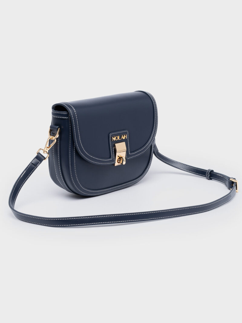 Nolah Madrid Blue Light Gold γυναικεία τσάντα ώμου & χιαστί σε μπλε χρώμα - Image 4