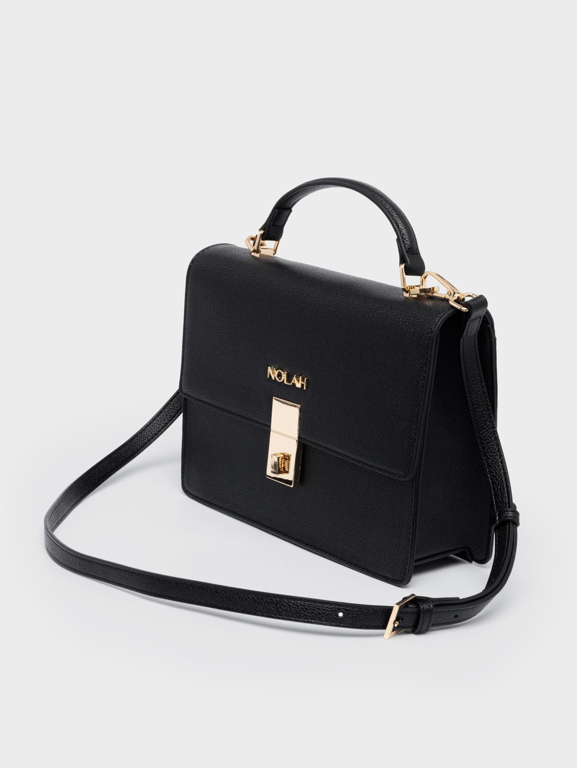 Nolah Sevile Black Light Gold γυναικεία τσάντα ώμου & χιαστί - Image 3