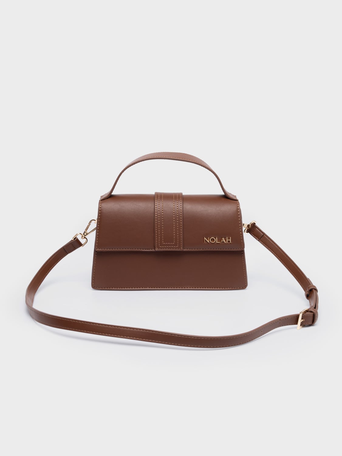 Nolah Blake Chocolate Brown γυναικεία τσάντα χειρός & χιαστί