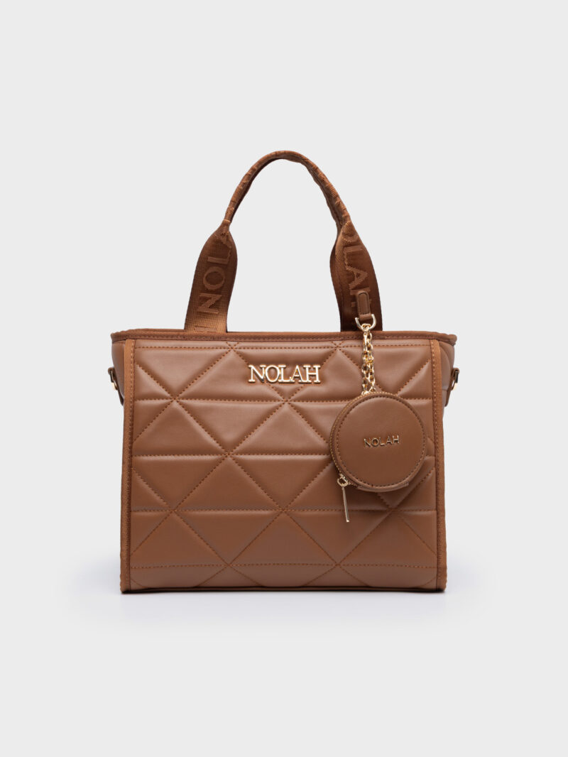 Nolah Ryder Medium Brown γυναικεία τσάντα χειρός & χιαστί σε καφέ χρώμα