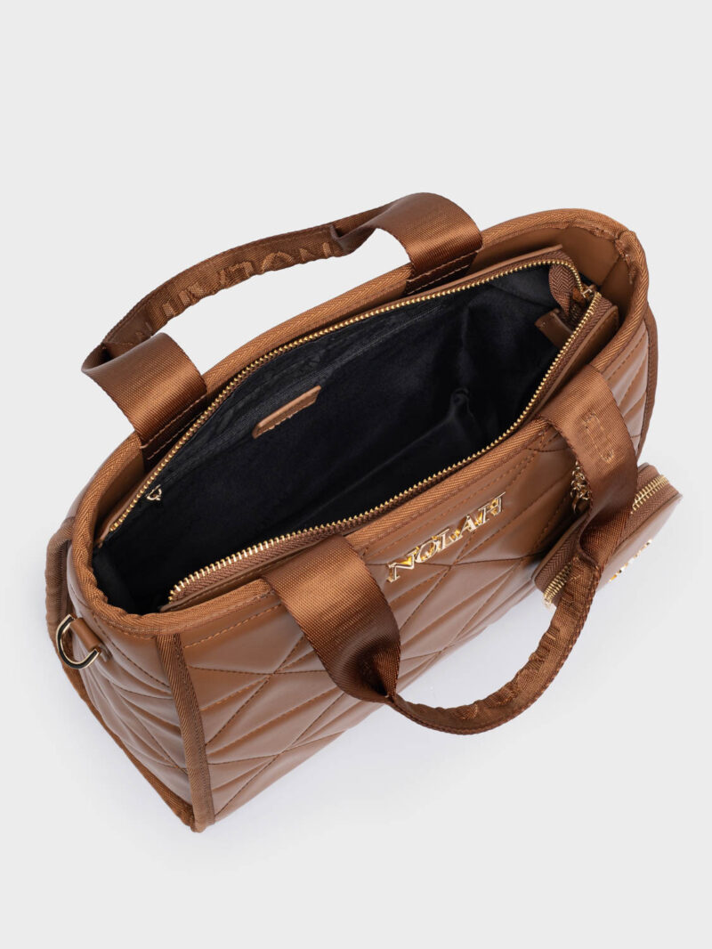 Nolah Ryder Medium Brown γυναικεία τσάντα χειρός & χιαστί σε καφέ χρώμα - Image 2