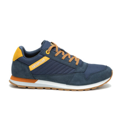 Caterpillar Ventura sneakers ανδρικά δερμάτινα cat σε μπλε χρώμα