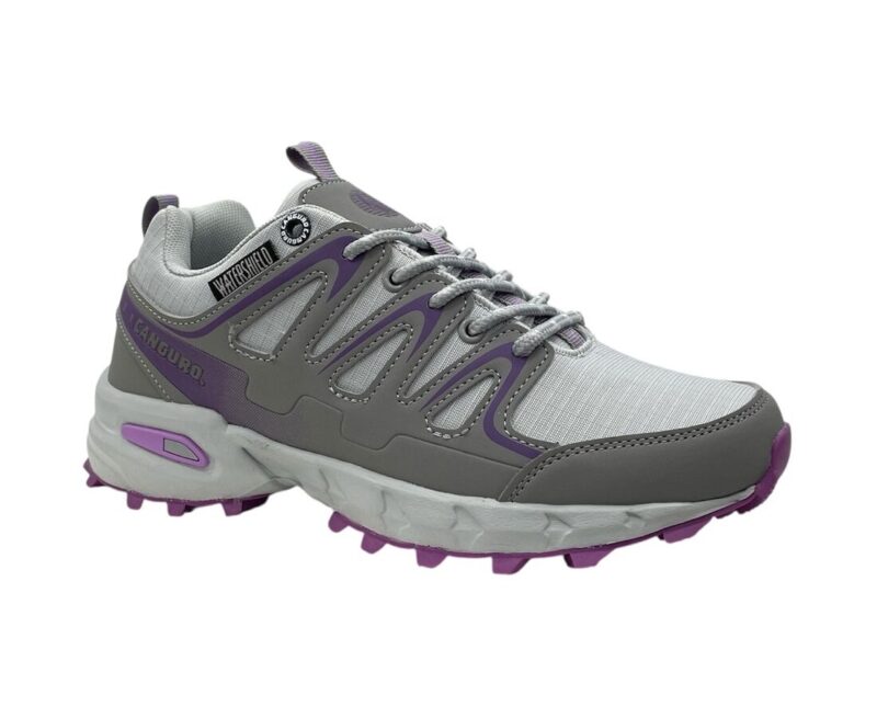 Canguro Γυναικεία Sneakers Grey & purple - Image 4