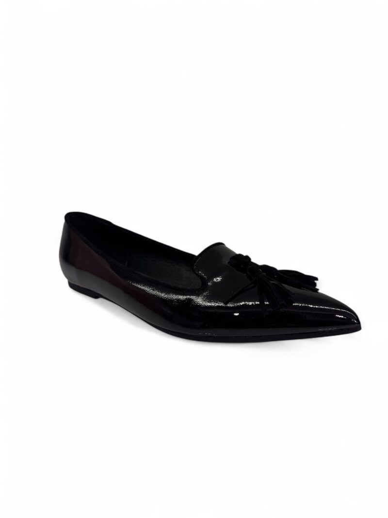Adam's shoes γυναικείες μπαλαρίνες με μύτη σε μαύρο χρώμα - Image 2