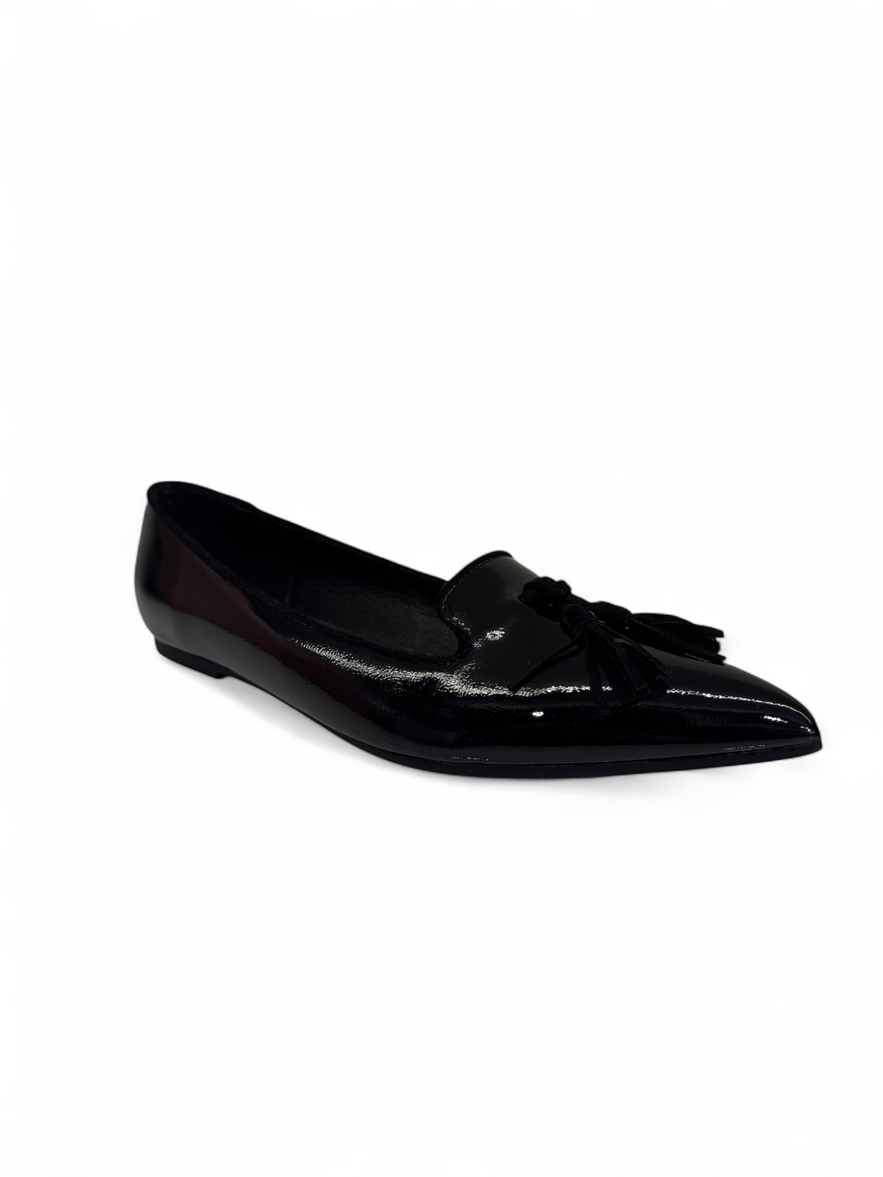 Adam's shoes γυναικείες μπαλαρίνες με μύτη σε μαύρο χρώμα - Image 2
