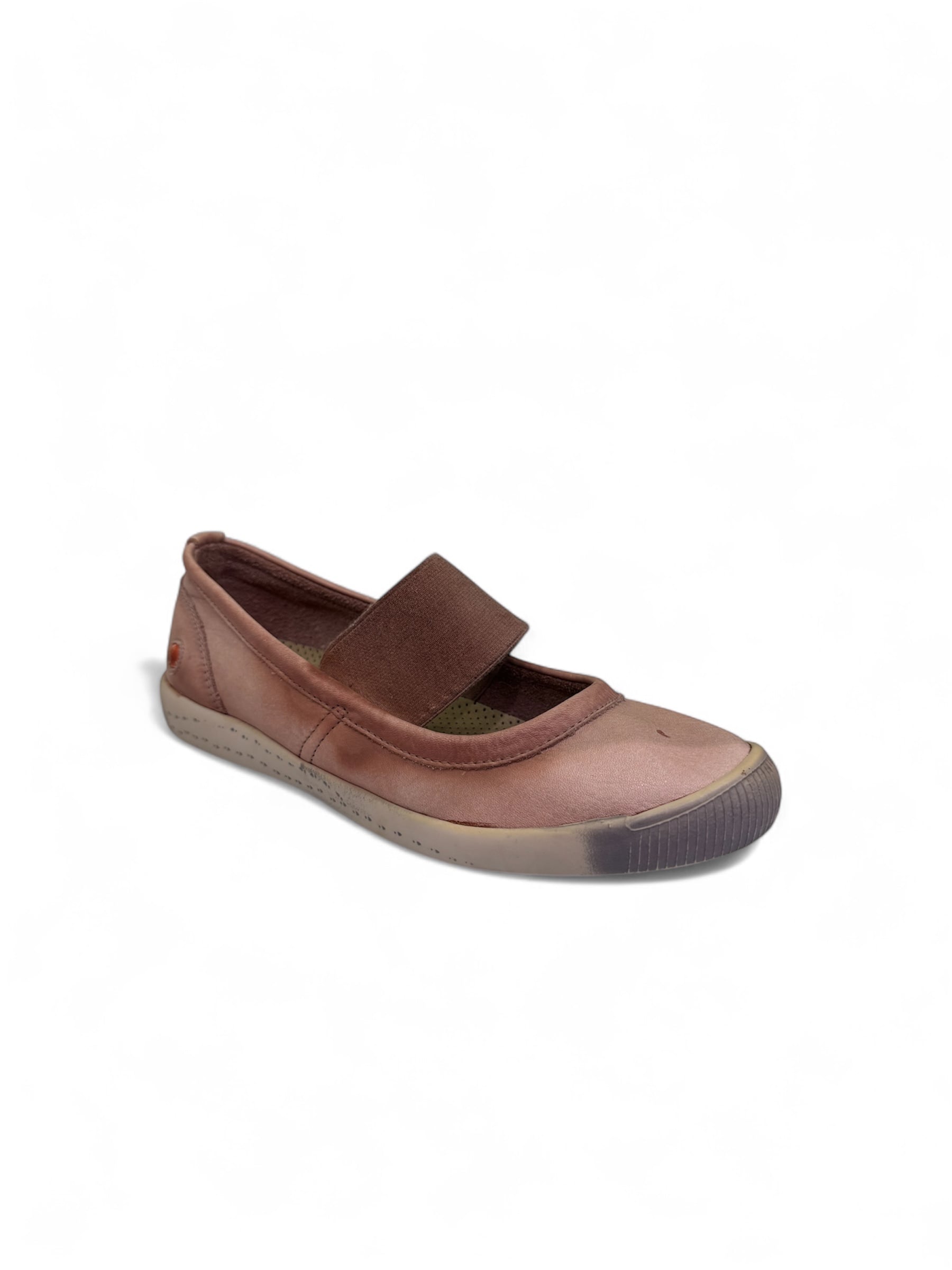 Softinos Ballerinas δερμάτινες γυναικείες ανατομικές μπαλαρίνες  σε ροζ χρώμα - Image 3