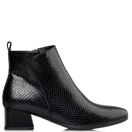 Envie ankle boots γυναικεία μποτάκια σε μαύρο χρώμα