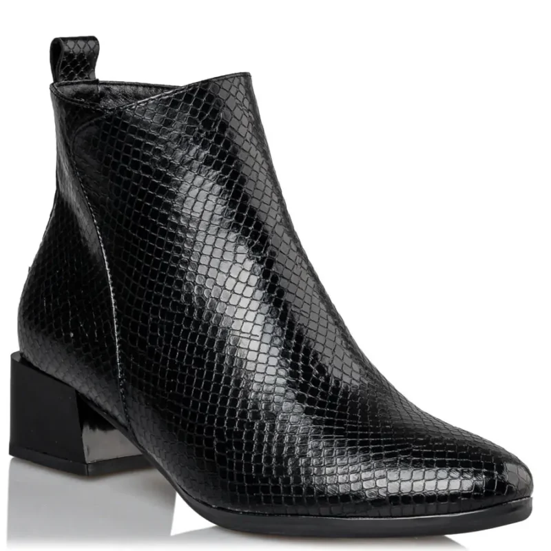 Envie ankle boots γυναικεία μποτάκια σε μαύρο χρώμα - Image 4