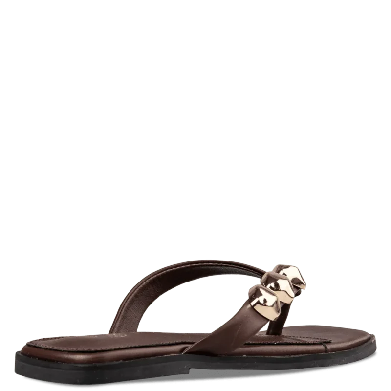Nolah MINIMAL THONG SANDALS γυναικεία σανδάλια σε καφέ χρώμα - Image 2