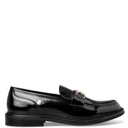 Envie Loafers γυναικεία μοκασίνια σε μαύρο λουστρίνι