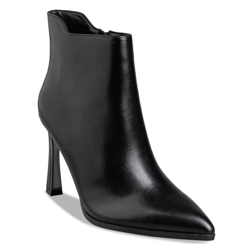 Envie pointed toe booties γυναικεία μποτάκια σε μαύρο χρώμα - Image 4