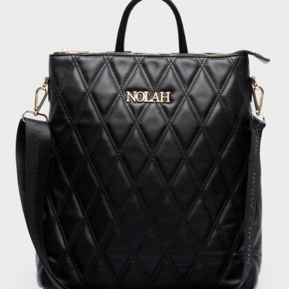 Nolah Rhode Γυναικεία Τσάντα Πλάτης & ώμου Black / Gold