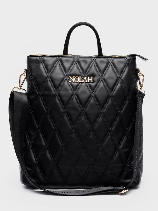 Nolah Rhode Γυναικεία Τσάντα Πλάτης & ώμου Black / Gold